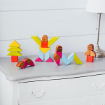 Деревянный магнитный конструктор Sebico 16