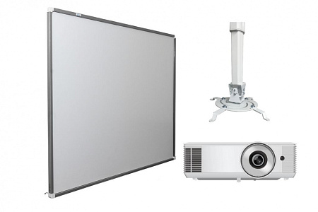 Комплект Exell: интерактивная доска Exell EWB9140 с короткофокусным проектором EXD203STW и креплением DSM-14kw