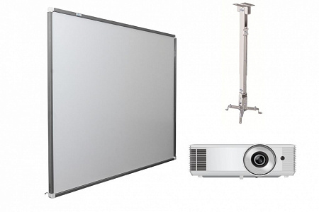 Интерактивная доска Exell 77" с проектором Exell EXD101W и креплением Digis DSM-2L Интерактивная доска Exell 77" с проектором Exell EXD101W и креплением Digis DSM-2L