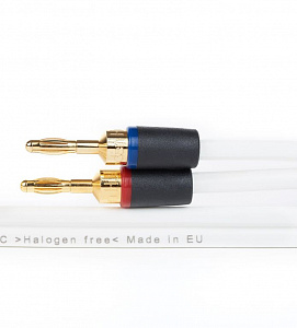 Готовый акустический кабель Van den Hul The Arctic 2х2,5м с разъемами "банан". Цвет: белый Готовый акустический кабель Van den Hul The Arctic 2х2,5м с разъемами "банан". Цвет: белый