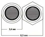 Двухжильный акустический кабель Van den Hul The Skyline Hybrid. В нарезку. Цвет: голубой