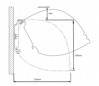 Экран электр. Kauber Red Label Tens BT Cinema  131" 16:9 163x290 см. дроп 40 см. PCS
