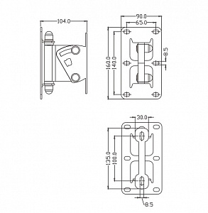 Настенное крепление FDB WB4-BK Настенное крепление FDB WB4-BK