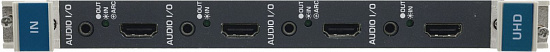 Модуль c 4 входами Kramer UHDA-IN4-F32/STANDALONE Модуль c 4 входами Kramer UHDA-IN4-F32/STANDALONE
