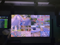 Светодиодный экран Delta FE-15 с размерами 3 х 1,7 м; шаг пикселя: 1,58 мм с аксессуарами