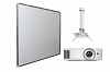 Интерактивная доска Exell EWB7740 с короткофокусным проектором Exell EXD102STW и креплением Digis DSM-14kw