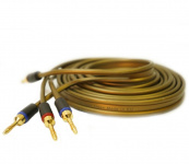 Готовый акустический кабель Van den Hul The Goldwater 2х3м с разъемами "банан". Цвет: золотистый