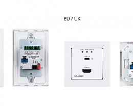 Передатчик HDMI/USB-C Kramer WP-20CT/US-D(W/B)