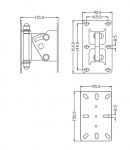 Универсальное настенное крепление для акустических систем FDB Audio WMB-M