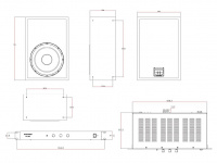 Инсталляционный сабвуфер M&K Sound C15S / VA500 Blue Edition