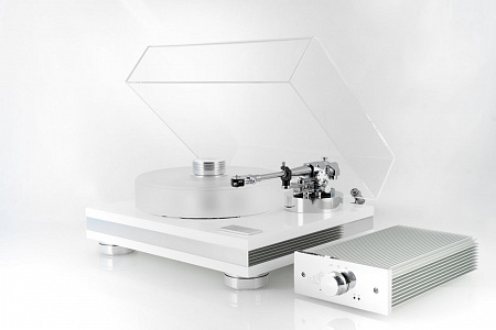 Виниловый проигрыватель Transrotor STRATO BIANCO TMD TRA9 Chrome