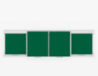 Доска рельсовая для системы передвижных досок «Polyglide Slide» 100х120 меловая